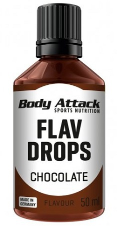 Body Attack Flav Drops 50 ml - Čokoláda