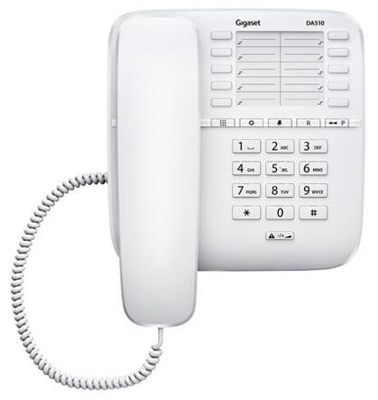 Domácí telefon Gigaset DA510 / stolní / bílá Varianta: ivi1