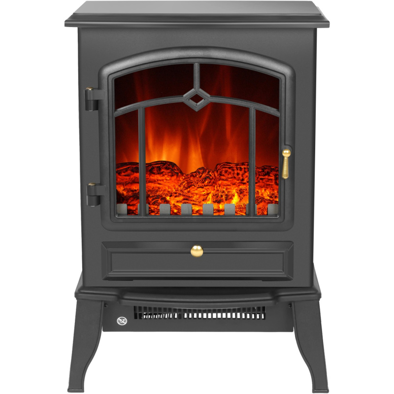 El Fuego Elektrický krb Como II černý 1800/2000 W, 39 x 56,5 x 24 cm