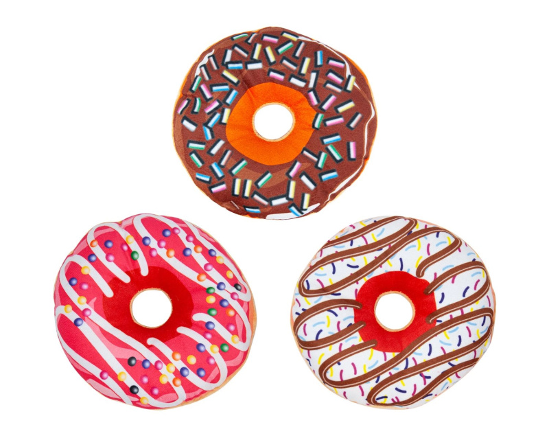 Plyšový donut (assort) 17 cm - 1 kus