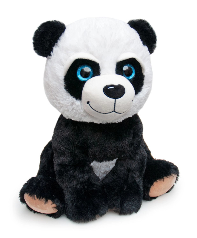 Plyšová panda s třpytivýma očima 40 cm - 1 kus