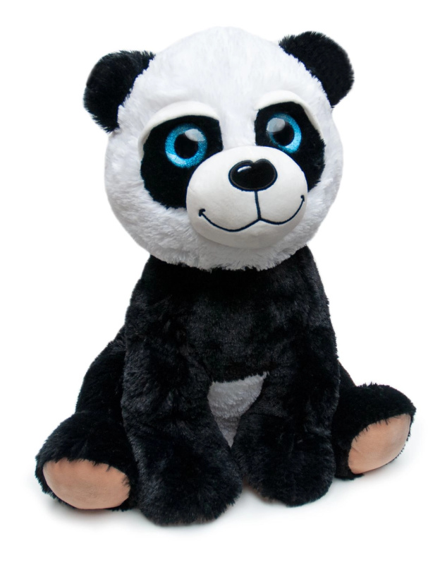 Plyšová panda s modrýma třpytivýma očima 50 cm