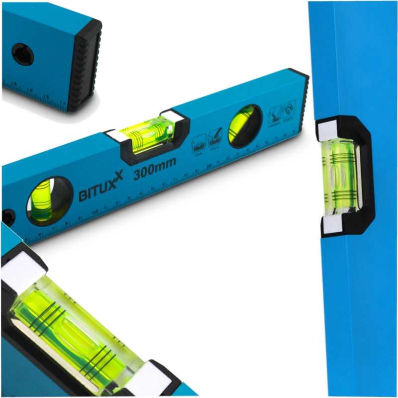 Magnetická hliníková vodováha 30 cm Bituxx