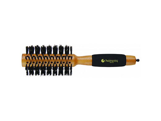 Kartáč kulatý dřevěný štětiny 28mm/65mm Hairway
