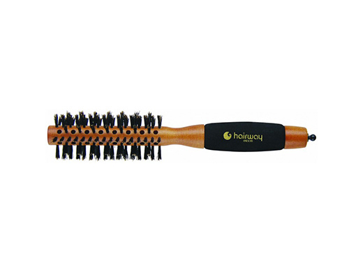 Kartáč kulatý dřevěný štětiny+nylon.trny 26mm/45mm Hairway