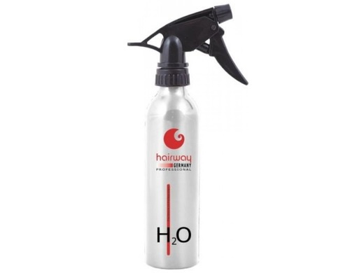 Rozprašovač ALU stříbrný logo Hairway H2O