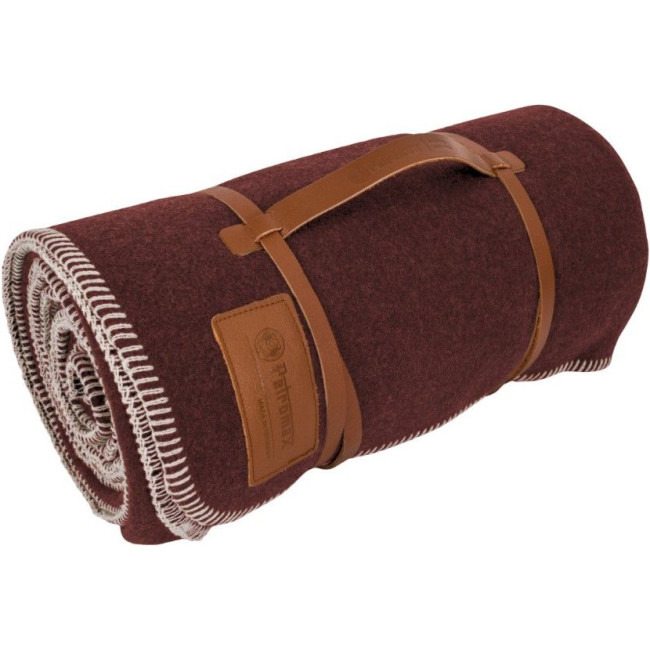 Petromax Wool Blanket 150x200cm, Deka, Tmavě červená/Hnědá
