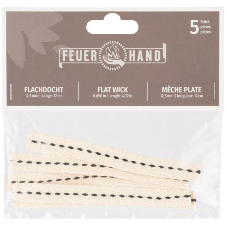 Feuerhand Flat Wick 12 cm for 276, Knot, 5 ks.