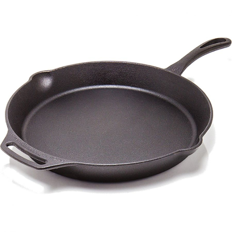 Grilovací litinová pánev Petromax FP25-T / Ø 25 x 6,7 cm / černá Varianta: ivi1