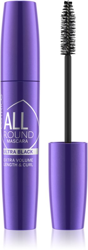 Catrice Allround řasenka pro prodloužení, natočení a objem odstín 010 Ultra Black 11 ml