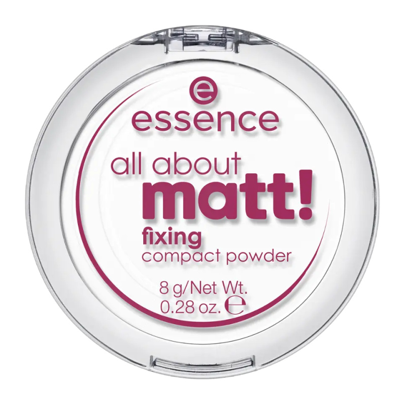 essence All About Matt! transparentní kompaktní pudr 8 g