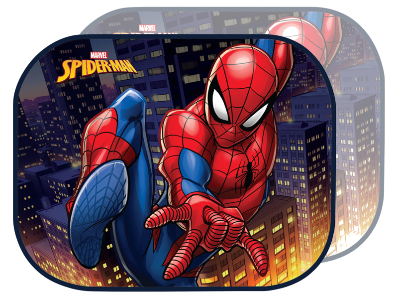 Sluneční clona do auta, 2dílná sada (Spiderman)
