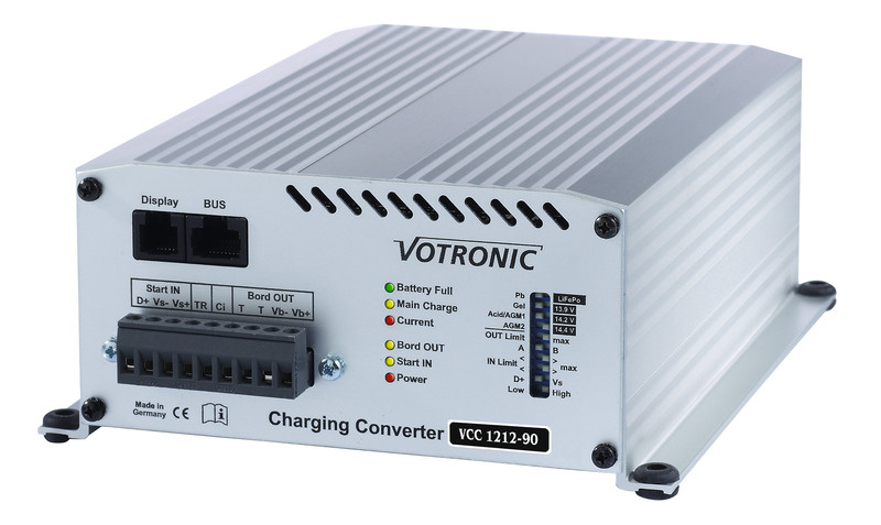 Nabíjecí měnič 12V/90A 12V nabíječka a posilovač v kombinaci, VCC 1212-90