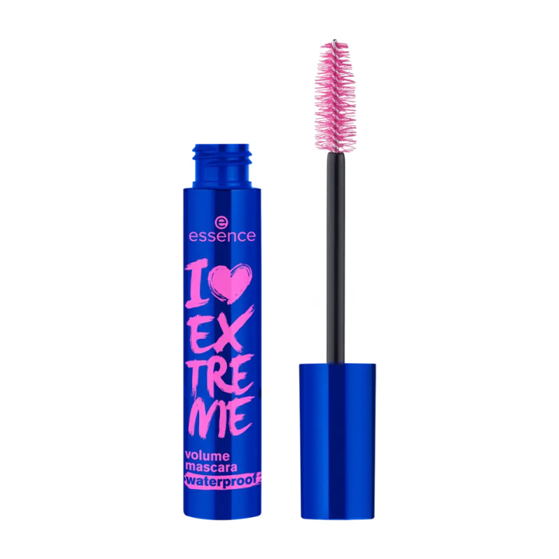 essence I LOVE EXTREME voděodolná řasenka pro objem 12 ml
