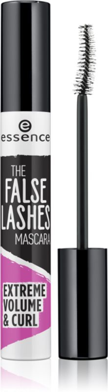 essence THE FALSE LASHES řasenka pro efekt umělých řas 10 ml