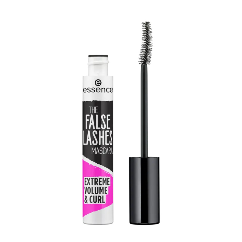 essence THE FALSE LASHES řasenka pro efekt umělých řas 10 ml