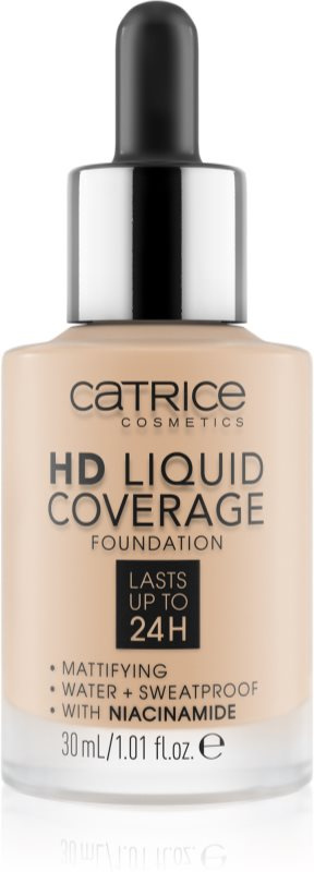 Catrice HD Liquid Coverage make-up odstín 010 Light Beige 30 ml