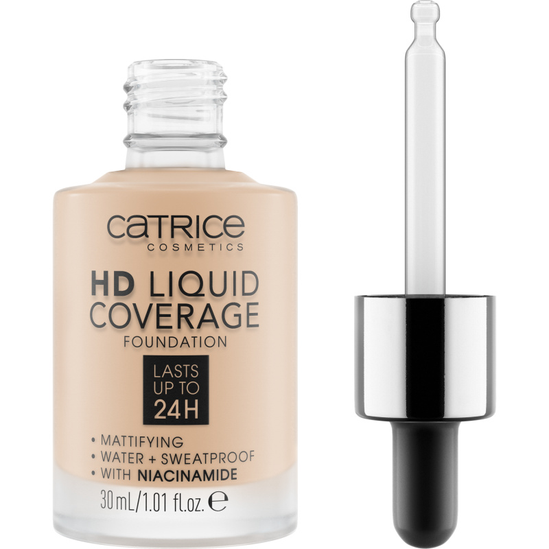 Catrice HD Liquid Coverage make-up odstín 010 Light Beige 30 ml