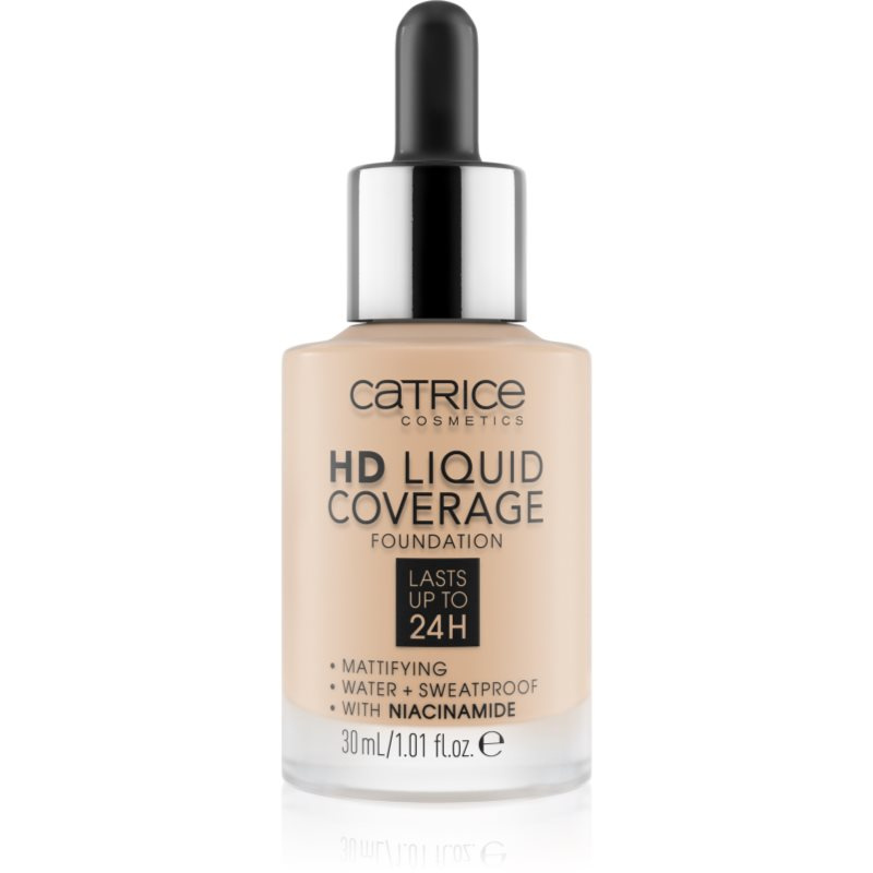 Catrice HD Liquid Coverage make-up odstín 010 Light Beige 30 ml