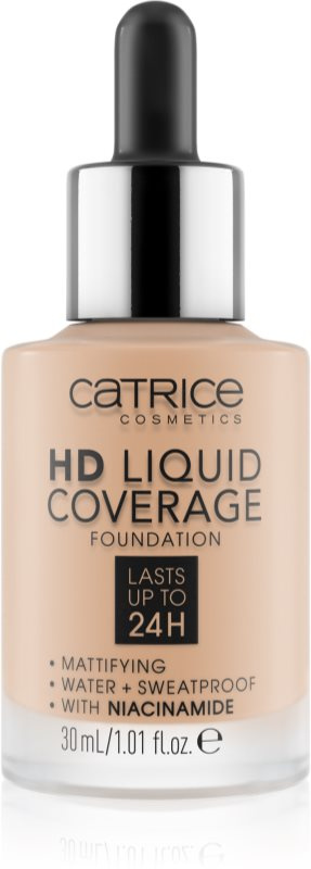 Catrice HD Liquid Coverage make-up odstín 030 Sand Beige 30 ml