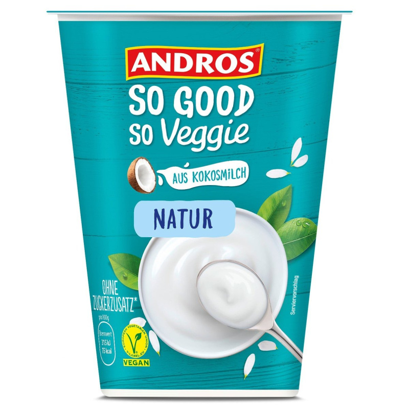 Andros So Good So Veggie Veganský dezert z kokosového nápoje