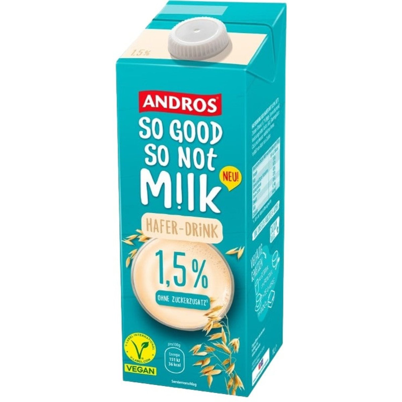 Andros So Good So Not M!lk Ovesný nápoj s 1,5 % tuku