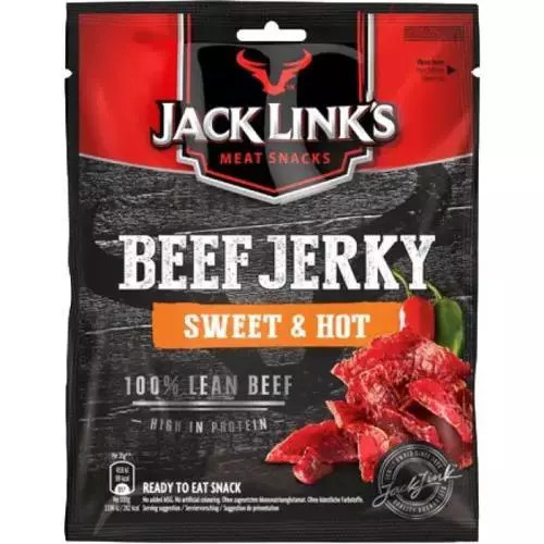 Jack Links Hovězí sušené maso Beef Jerky Sweet and Hot, 60 g
