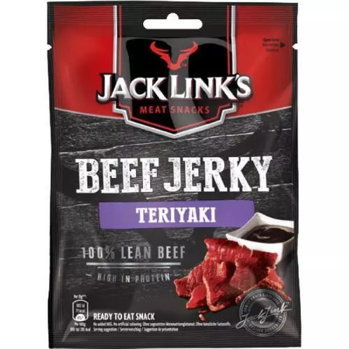 Jack Links Hovězí sušené maso Beef Jerky Teriyaki, 60 g