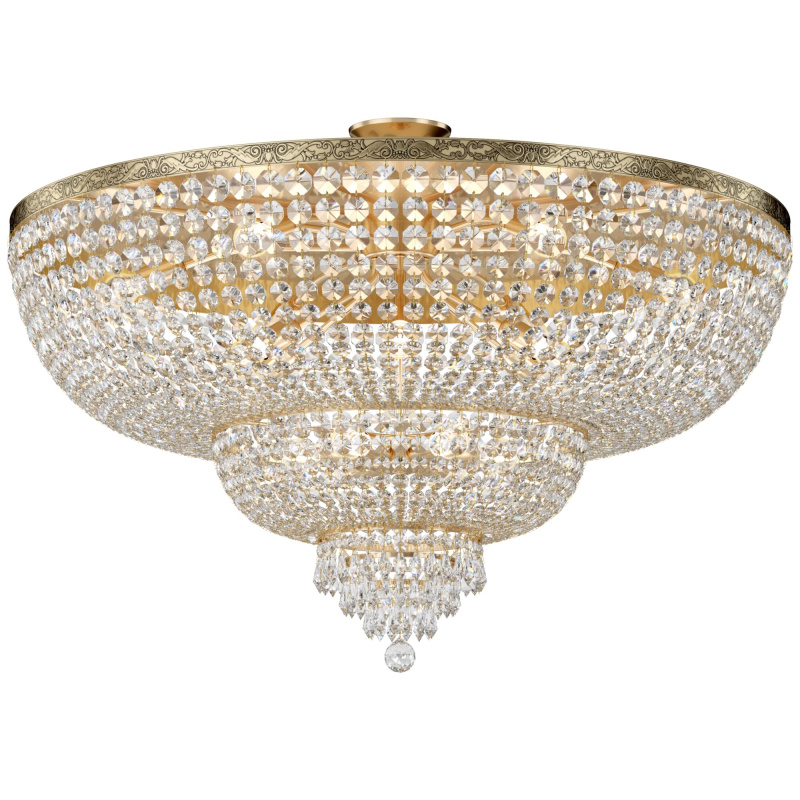Maytoni Křišťálový lustr PALACE, 18xE27, Ø 100 cm