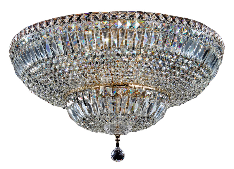 Maytoni Stropní křišťálové svítidlo BASFOR, 16xE14, Ø 60,5 cm