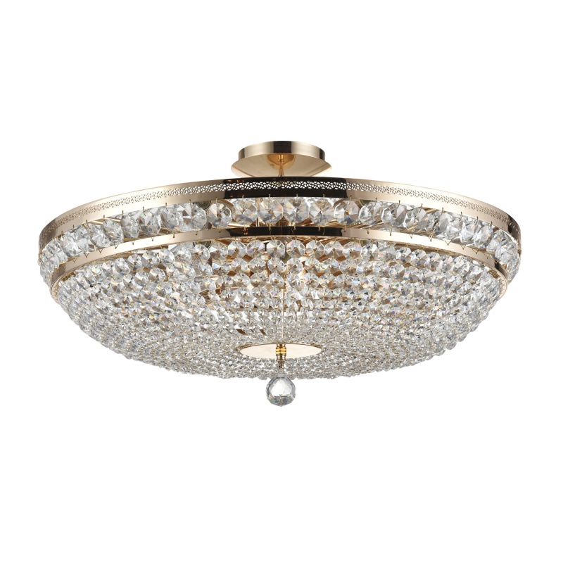 Maytoni Křišťálový lustr OTTILIA, 12xE14, Ø 65 cm