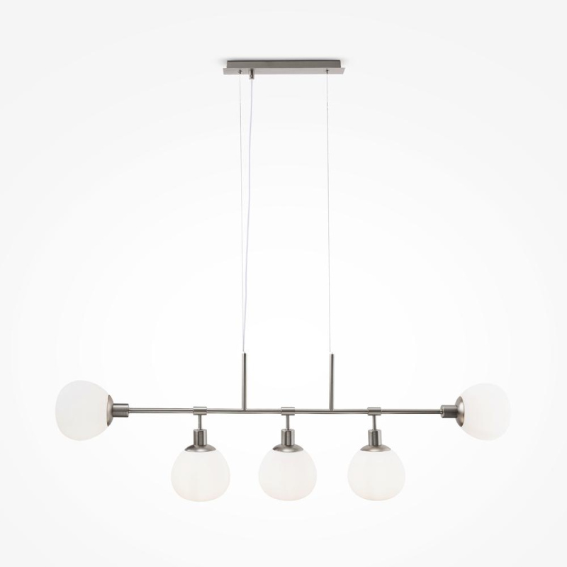 Maytoni Závěsné svítidlo ERICH, 5xE14, š. 120 cm Barva: Nikl