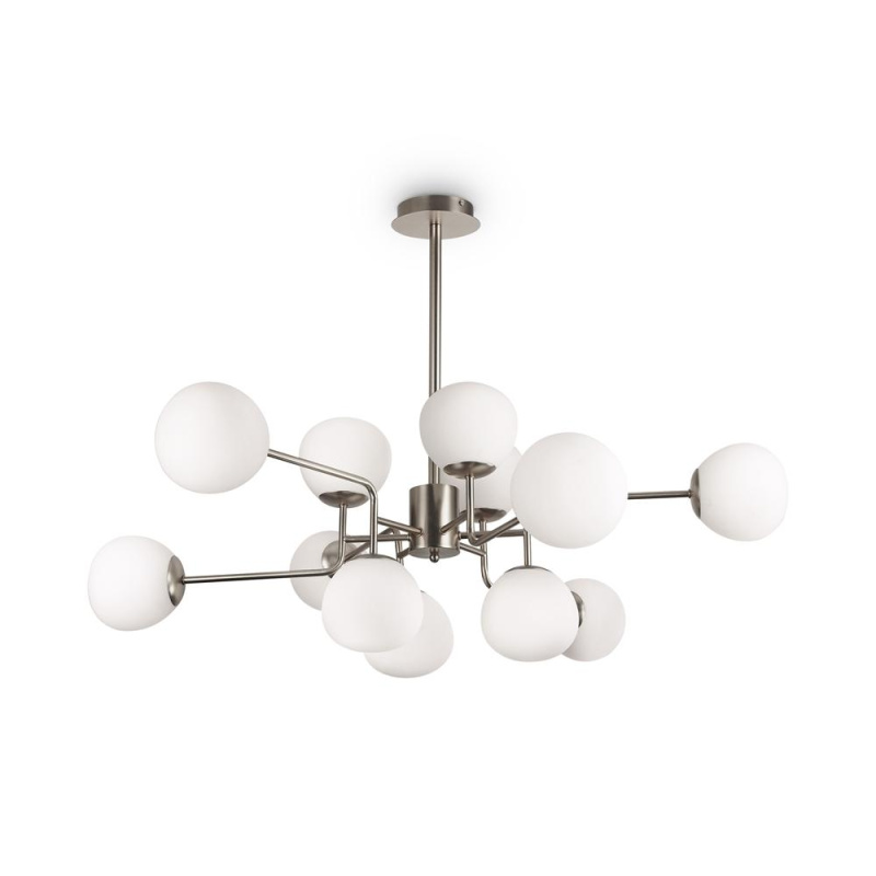 Maytoni Závěsné svítidlo ERICH, 12xE14, š. 110 cm Barva: Nikl