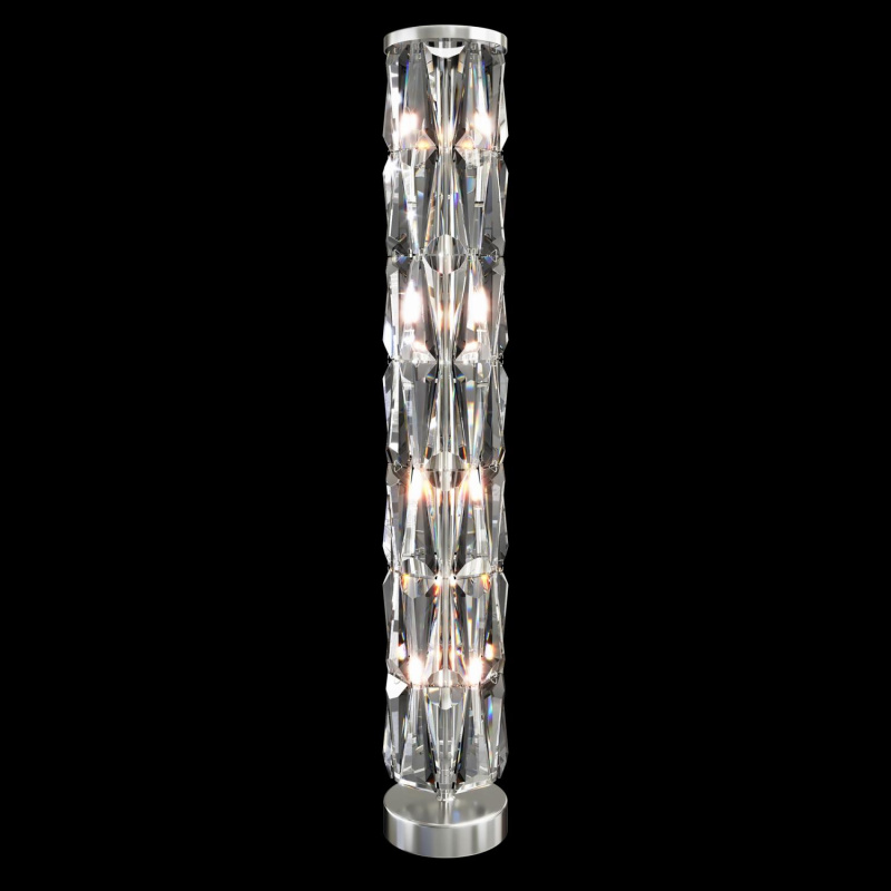 Maytoni Luxusní stojací lampa PUNTES, 60W, v. 126,5 cm, 8xE14 Barva: Chrom