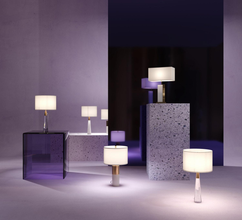 Maytoni Luxusní stolní lampa BIANCO, 60W, v. 67,5 cm, 1xE27