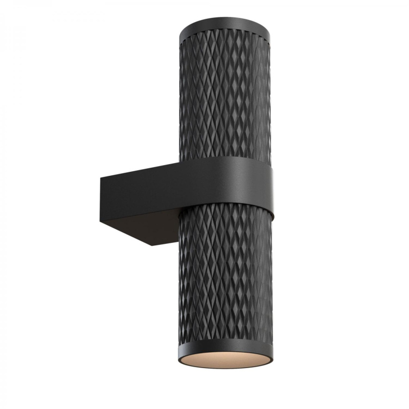 Maytoni Nástěnné svítidlo FOCUS DESIGN, 2xGU10, v. 21,7 cm Barva: Černá