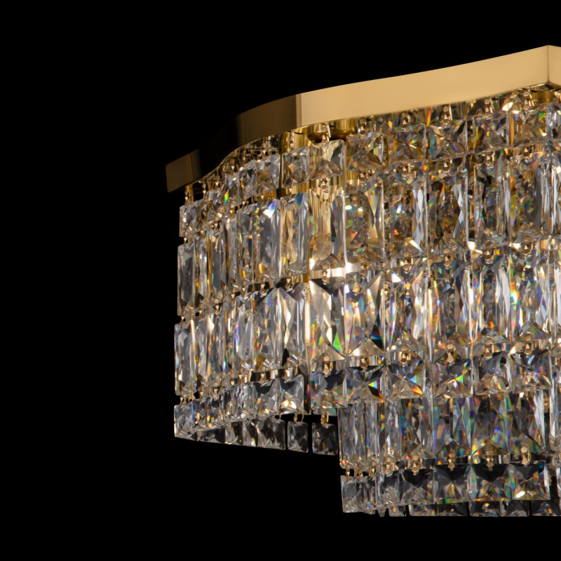 Maytoni Luxusní stropní svítidlo DUNE, 60W, d. 45 cm, 6xE14 Barva: Zlatá