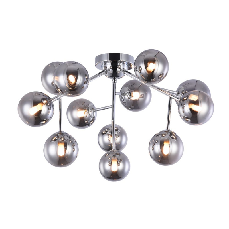 Maytoni Luxusní stropní svítidlo DALLAS, 28W, v. 17,5 cm, 12xG9 Barva: Chrom