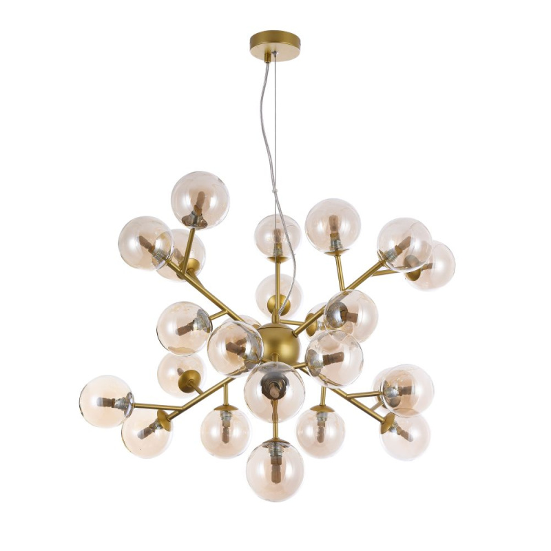Maytoni Závěsné svítidlo DALLAS, 24xG9, v. 146,5 cm Barva: Zlatá