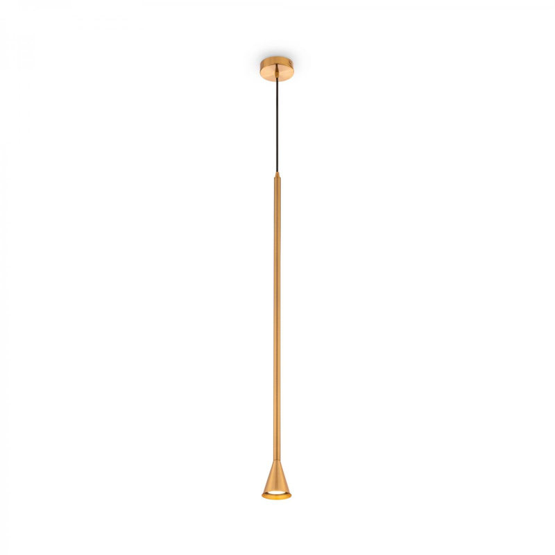 Maytoni Závěsné svítidlo ARROW, 1xGU10, Ø 7,5 cm Barva: Zlatá