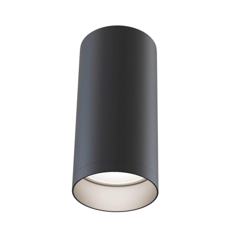 Maytoni Moderní stropní svítidlo FOCUS, v. 13 cm, 1xGU10 Barva: Černá