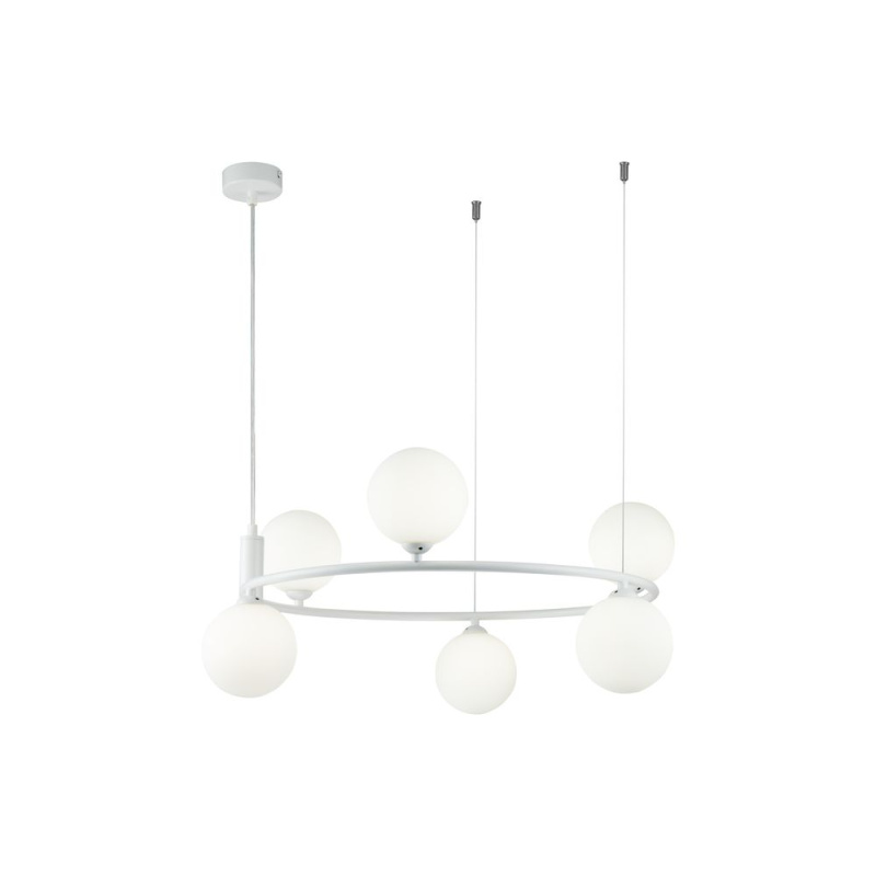 Maytoni Závěsné svítidlo RING, 6xG9, Ø 58 cm Barva: Bílá