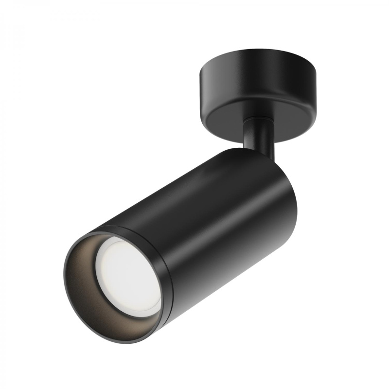 Maytoni Moderní stropní svítidlo FOCUS, d. 13 cm, 1xGU10 Barva: Černá