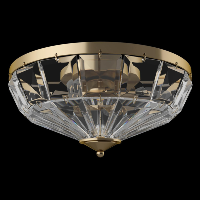 Maytoni Luxusní stropní svítidlo FACET, 60W, ⌀ 39,6 cm, 4xE14 Barva: Zlatá