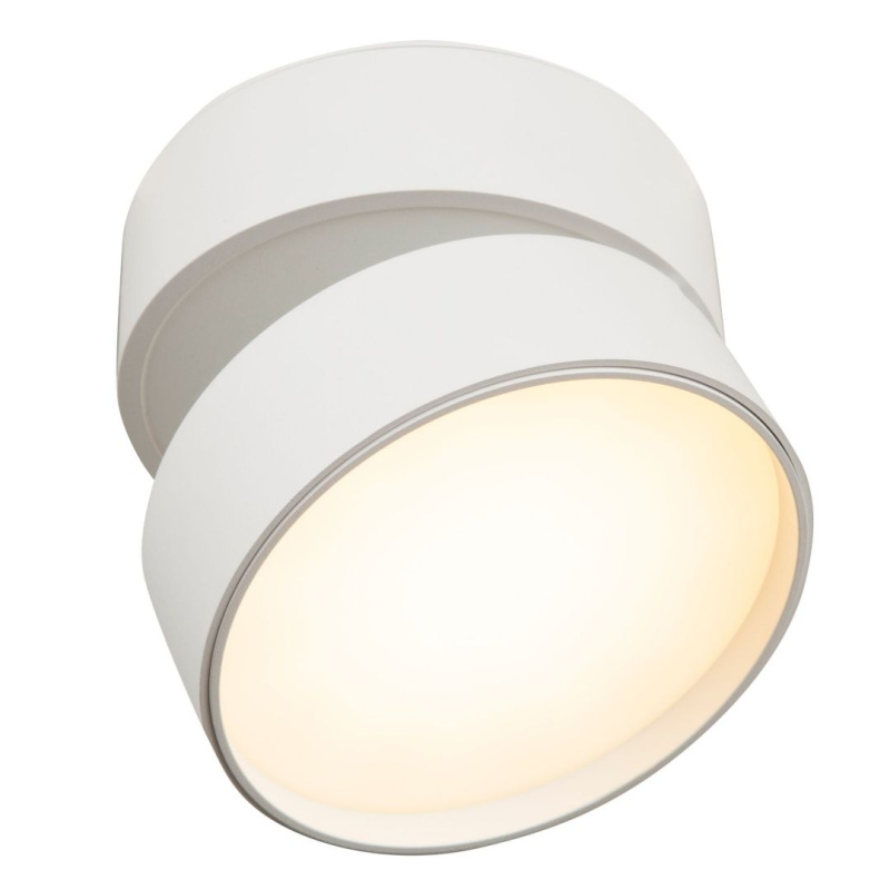 Maytoni Moderní stropní LED svítidlo ONDA, 18W, ⌀ 12 cm Barva: Bílá, Chromatičnost: 3000K