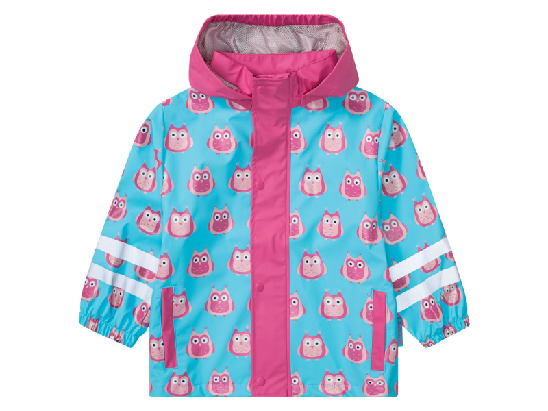 Playshoes Dětská nepromokavá bunda (sovy, 98/104)
