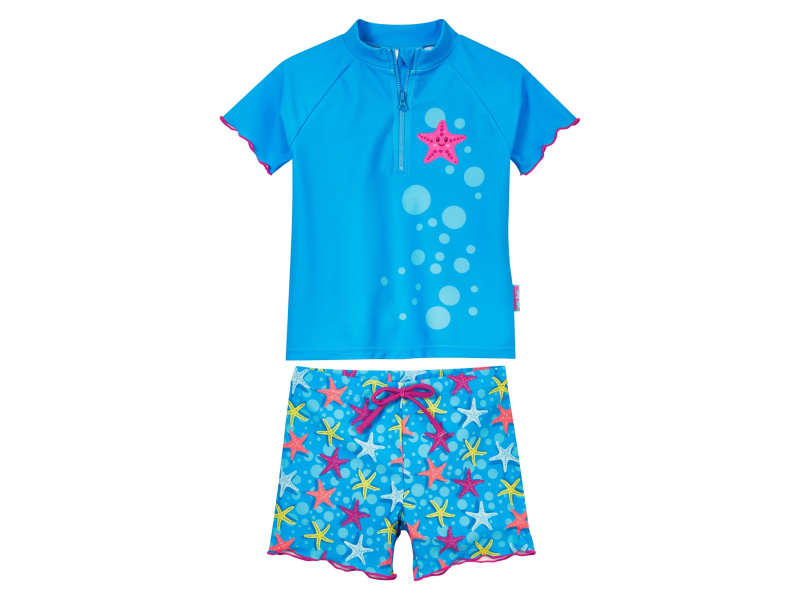 Playshoes Dětská koupací souprava s UV ochranou, 2dílná (mořská hvězdice, 74/80)