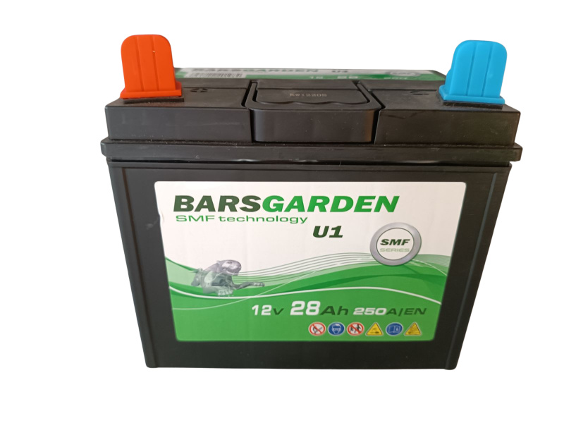 Motobaterie BARS GARDEN U1 12V 28Ah levá