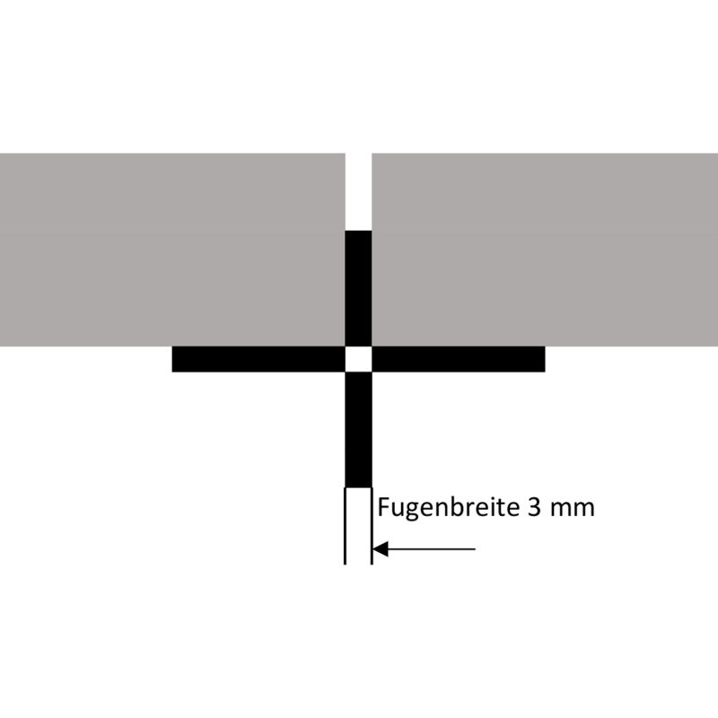 GS Terrassen Distanční křížky béžové, 10 x 55 x 55 mm, pro spáry 3 mm, 50 ks
