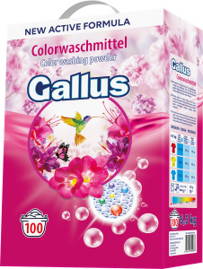 Gallus prací prášek 6,5 kg Color